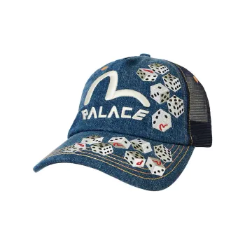 PALACE X Evisu Dice Mesh Trucker