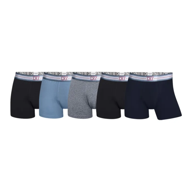 CR7 CRISTIANO RONALDO Underpants Men's 5 Pack Mixed Colors Includes Shopping Bag-1