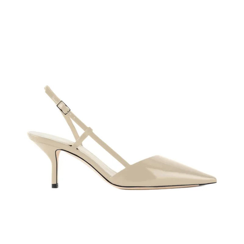 AMANI Slim Heel High Heels 6.5cm Women's Beige-1