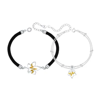 ZUOHUO S925 Silver Bracelets Unisex