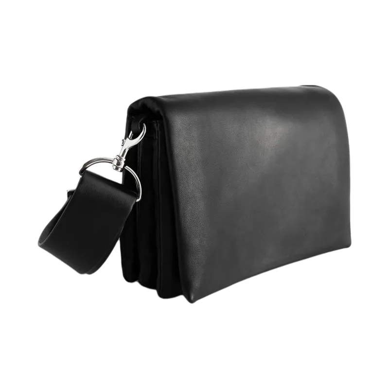 Other Stories Leather Shoulder Bag Men's Black-0