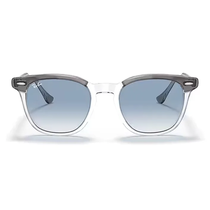RayBan Acetate Rectangular Sunglasses Men's Gray-1