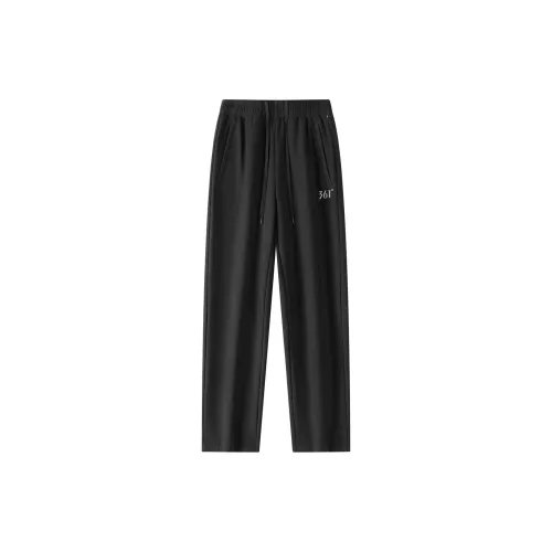 361° Rain Screen Knitted Sports Pants Unisex Super Black