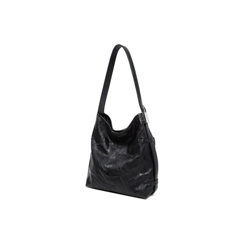 Teenmix Synthetic Leather Shoulder Bag, Crossbody Bag, Hobo Bag, Tote Bag Tubas Women's Agarwood/Ebony/Black-16