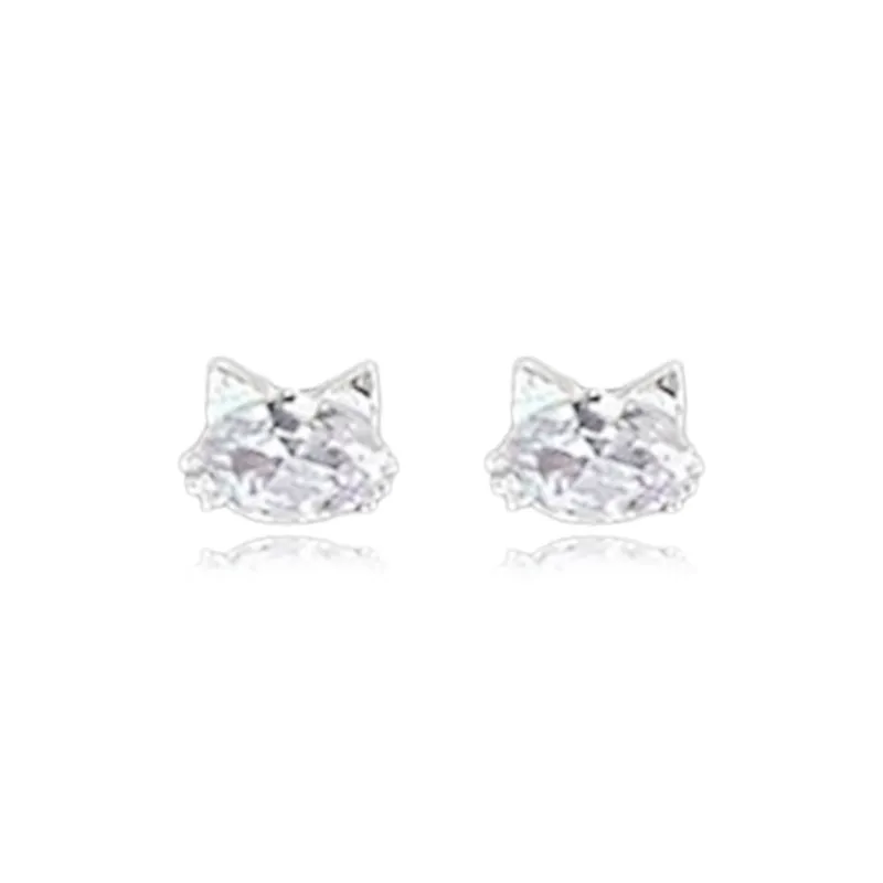 RINGLOVE Zircon Stud Earrings Women's-0