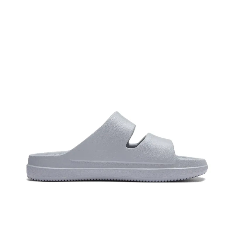 LiNing Soft Clap Slip Resistant Abrasion Resistant Slide Slippers Unisex Ultimate Gray-1