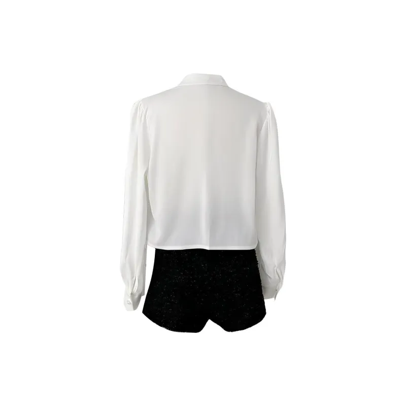 KKX Chiffon Shirts Women's White-1