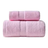 2 Pack (Pink Towel *1, Pink Bath Towels *1)
