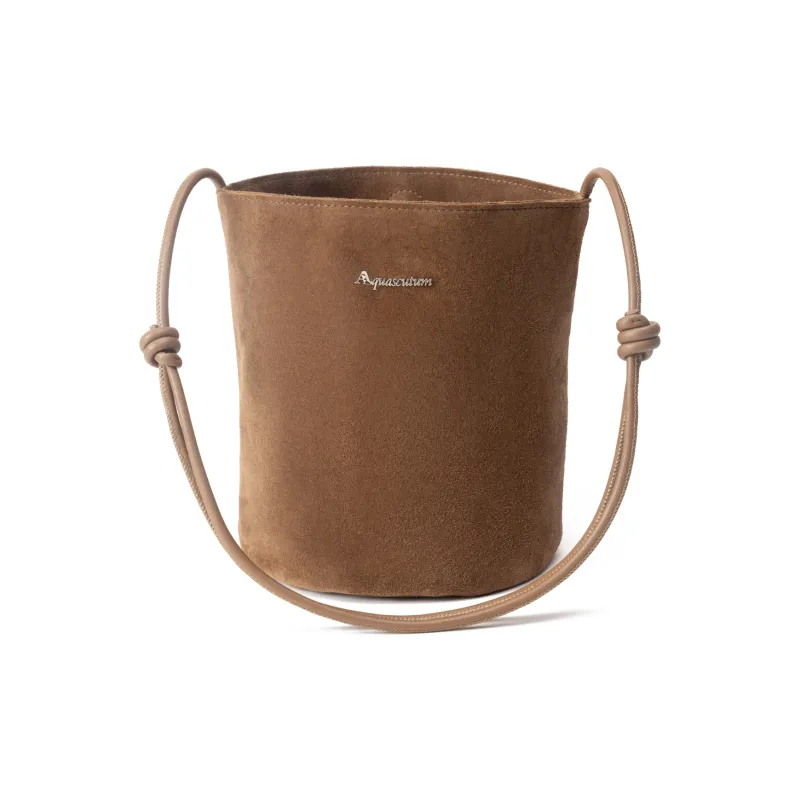 AQUASCUTUM Cow Leather Bucket Bag, Shoulder Bag Women's Multicolor-8