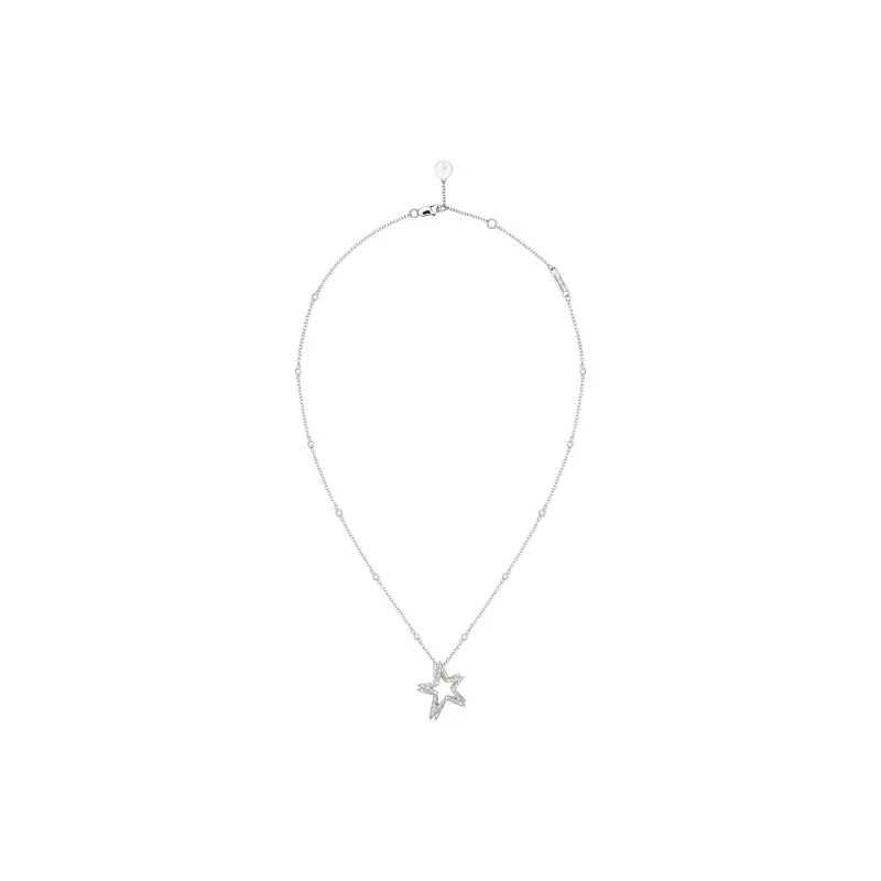 GIORGIO ARMANI 18K White-gold Diamond Firmamento Necklace-1