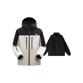 Quiksilver Hiking And Beach Rafting Water Resistant Windproof Warm And Rainproof Windbreaker Jacket Unisex