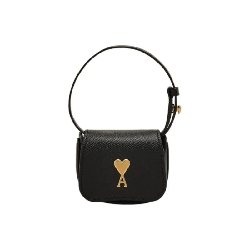 AMIPARIS Cow Leather Coin Purse Women's Black-0