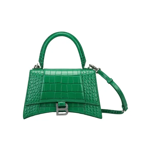 Balenciaga Small Hourglass Handbag Women's Green