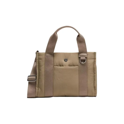 Lululemon Nylon Tote Bag, Shopping Bag, Shoulder Bag, Crossbody Bag, Handbag Mini Women's Deer Umber