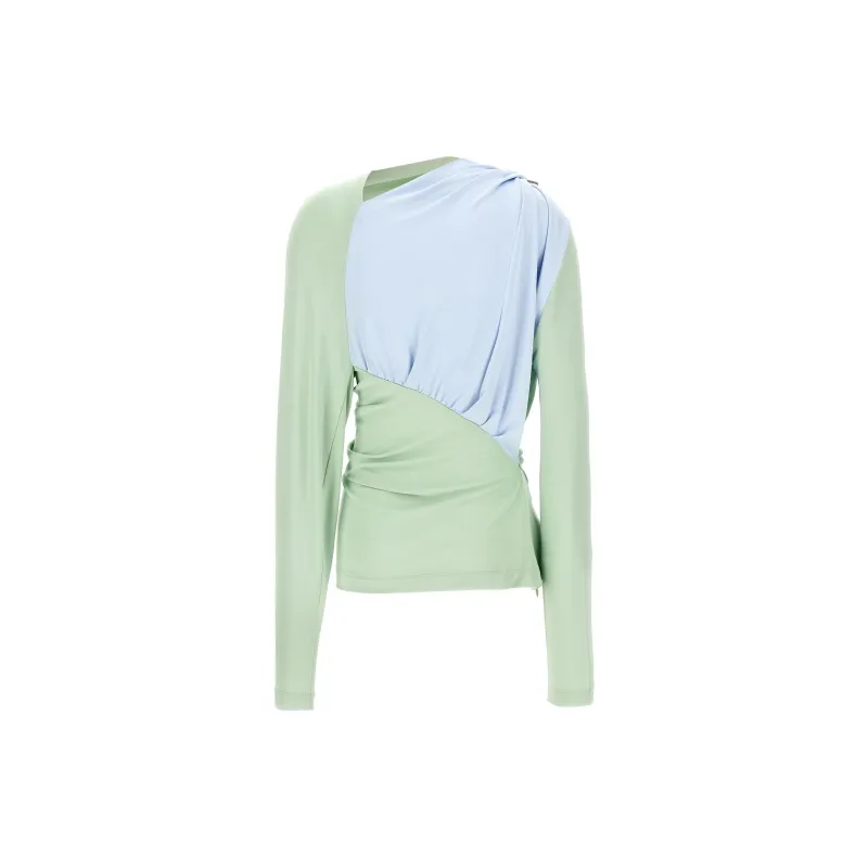 Victoria Beckham Draped Long Sleeved Top-1