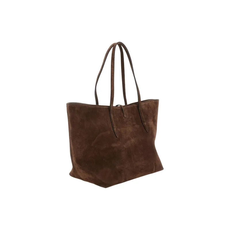 Little Liffner Cow Suede Tote Bag Shopping Bag Handbag Shoulder Bag Women's Brown-2