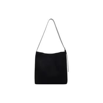 Morellybear Suede Shoulder Bag Crossbody Bag Regular Women's Black/Brown/Leopard Print/Coffee