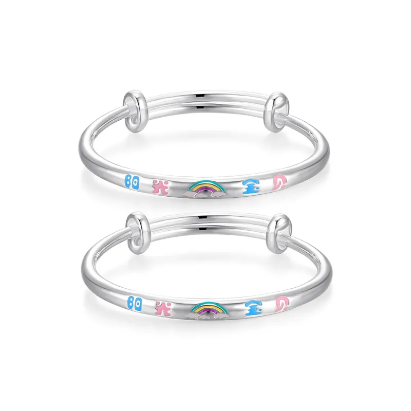 KADER 999 Fine Silver Bangles Kids' Silver Box-0