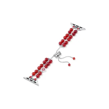 ZEGL Apple Compatibility Watch Band 160mm Red Agate Material