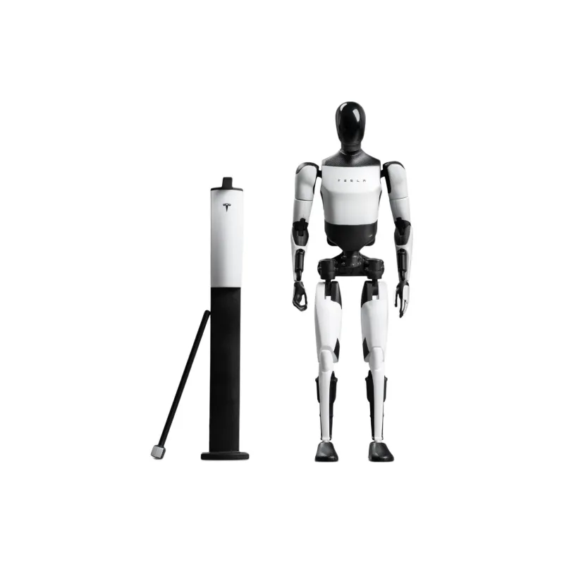 Tesla Bot Ornament Humanoid Robot Hobby Model Scale Figures 18.2cm-0