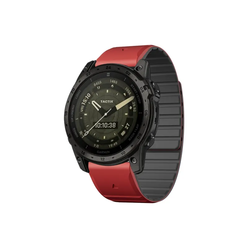 SOOPSORI Watch Band Garmin Fenix5/5X/6X Pro/7X Compatibility Silicone Material-6