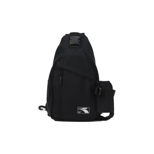 361° Fabric Shoulder Bag, Sling Bag Regular Unisex Black