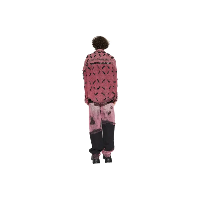 VANN VALRENCÉ Jeans Unisex Berry Purple-3