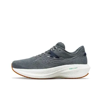 Saucony Triumph Rfg Slip Resistant Low Top Casual Shoes Men's Gray