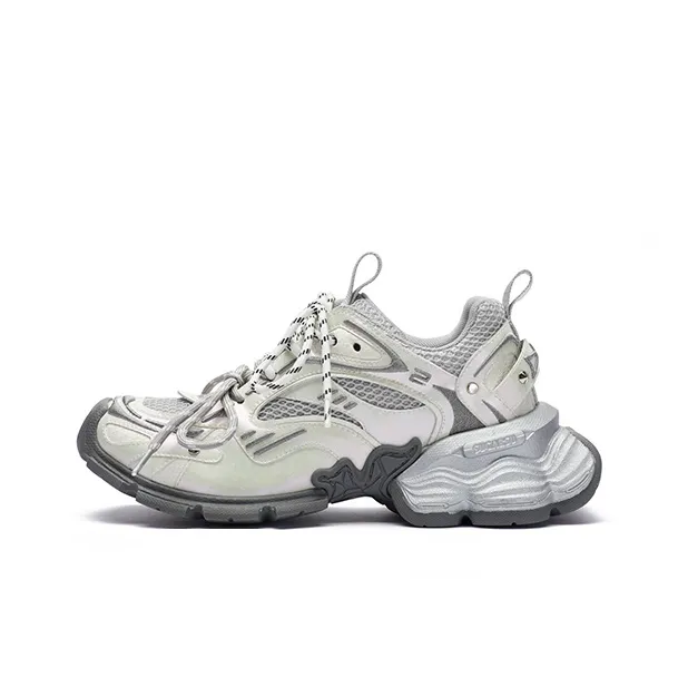 SUGARSU Low Top Chunky Sneakers Women's Mother of Pearl Color-0