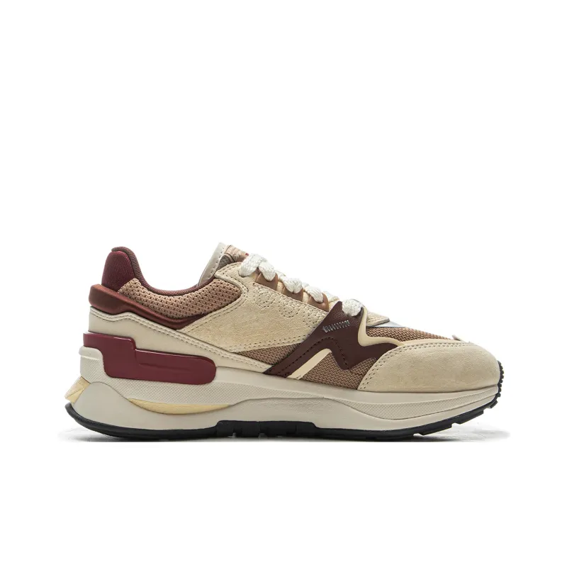 LiNing 001 Innocence V2 Anti Slip And Wear Resistant Rebound Low Top Casual Shoes Women's Beige Umber-1