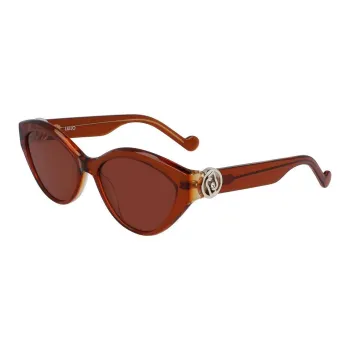 LIU·JO UOMO Acetate Cat Eye Sunglasses Women's Brown
