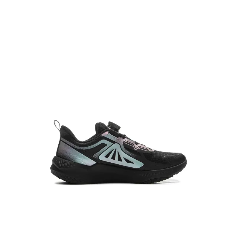LINING YOUNG Breathable Low Top Kids' Running Shoes Black Kids'-1