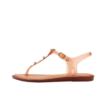 MELISSA Solar Studs One Strap Sandals Women's Light Brown
