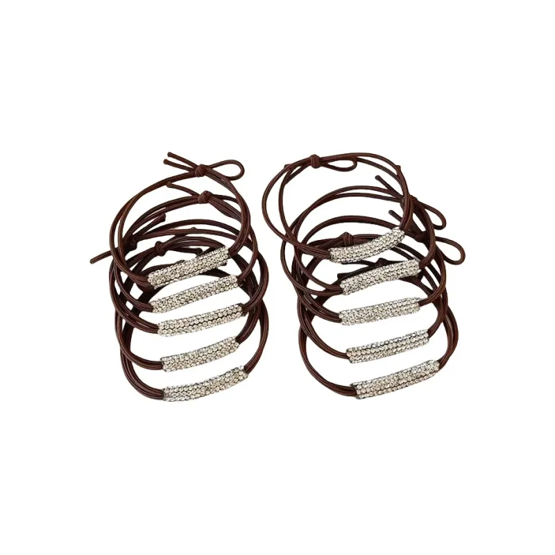 Danqin Elastic String Hair Tie Women's-21