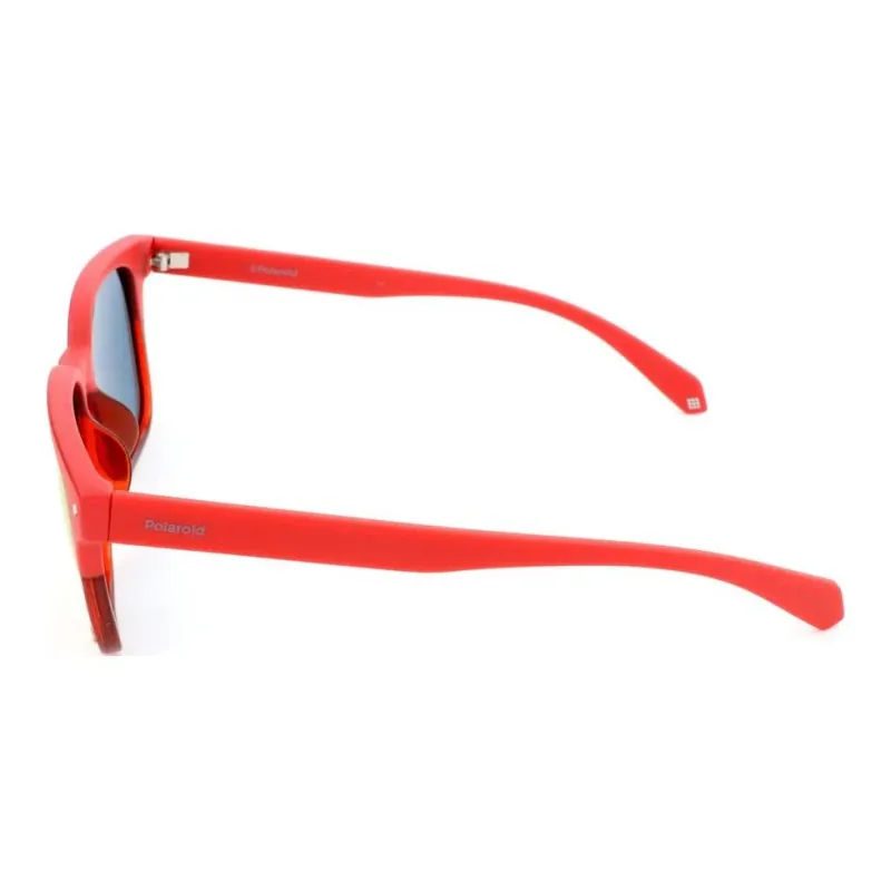 Polaroid Polycarbonate Square Sunglasses Unisex Red-2