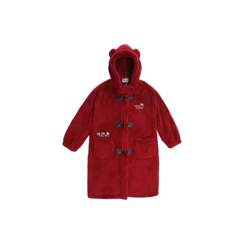 Teenie Weenie Pajama Robe Women's Christmas Red