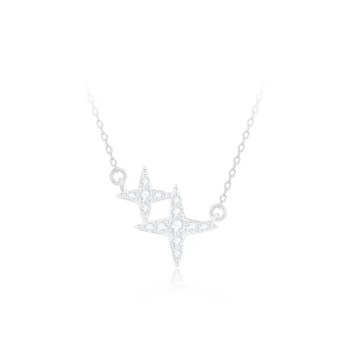 PRETTY DIARY S999 Fine Silver Necklaces Women's