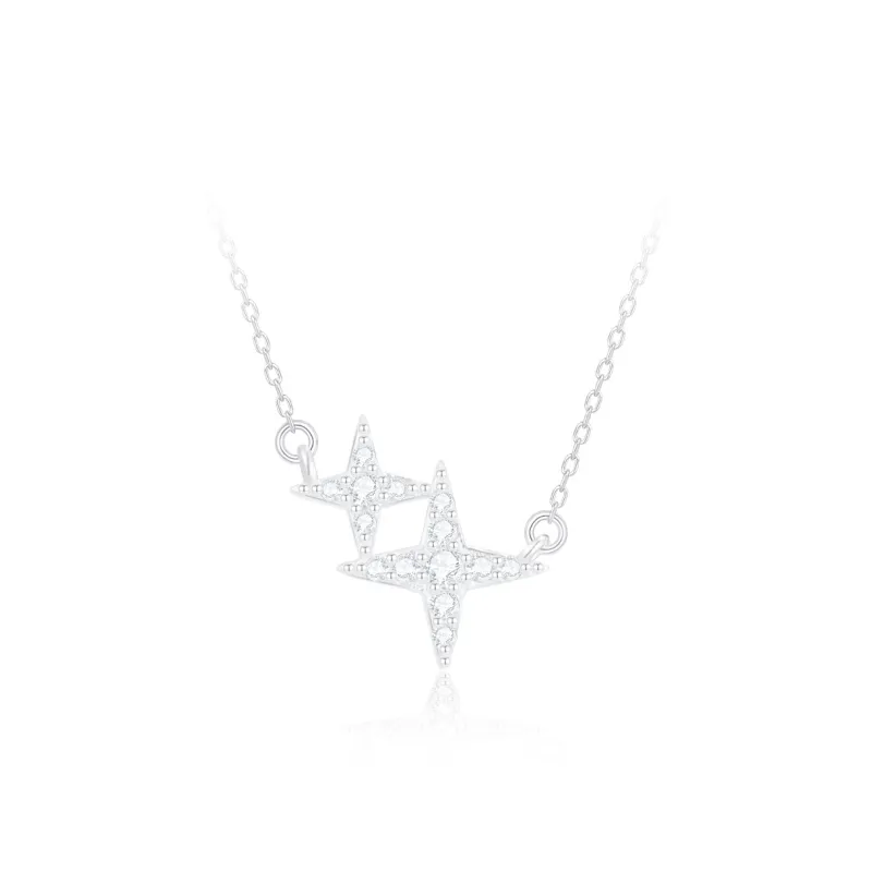 PRETTY DIARY S999 Fine Silver Necklaces Women's-0