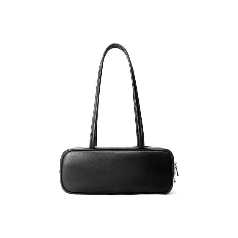 AQUASCUTUM Top Grain Cow Leather Baguette Bag Shoulder Bag Women's Multicolor-1