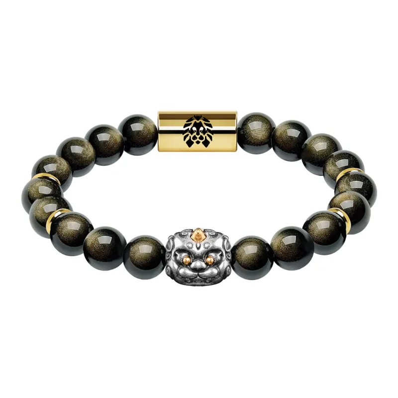 Rastaclat Obsidian Jade Bracelets Unisex-2