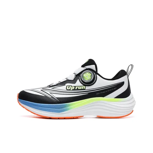 Up Run Low Top Running Shoes Unisex Tricolor Pond