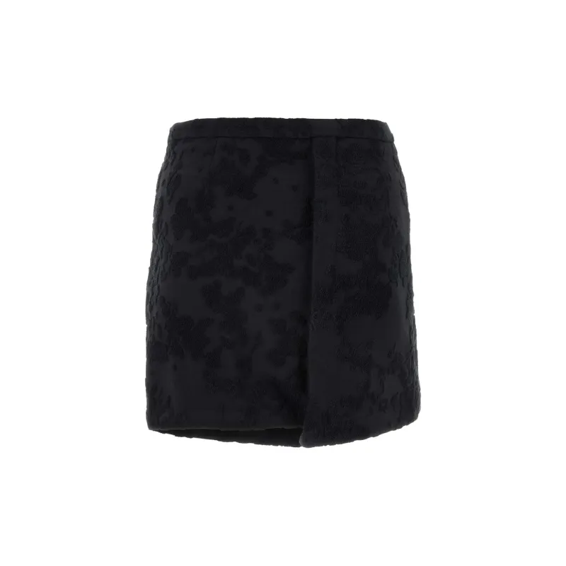 GANNI Floral Pattern Mini Skirt-1