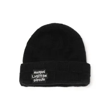 LOUIS VUITTON Wool Beanies Men's Black
