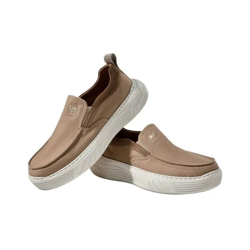 CAMEL Anti Slip And Wear Resistant Height Increasing Low Top Casual Shoes Men's-1