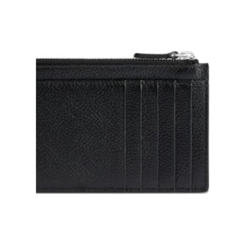 Balenciaga Logo Patch Zipped Card Holder-3