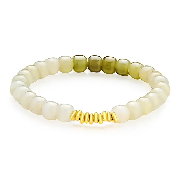 CHINA GOLD Hetian Jade Bracelets White Jade/Pale Greenish White Jade Women's-0