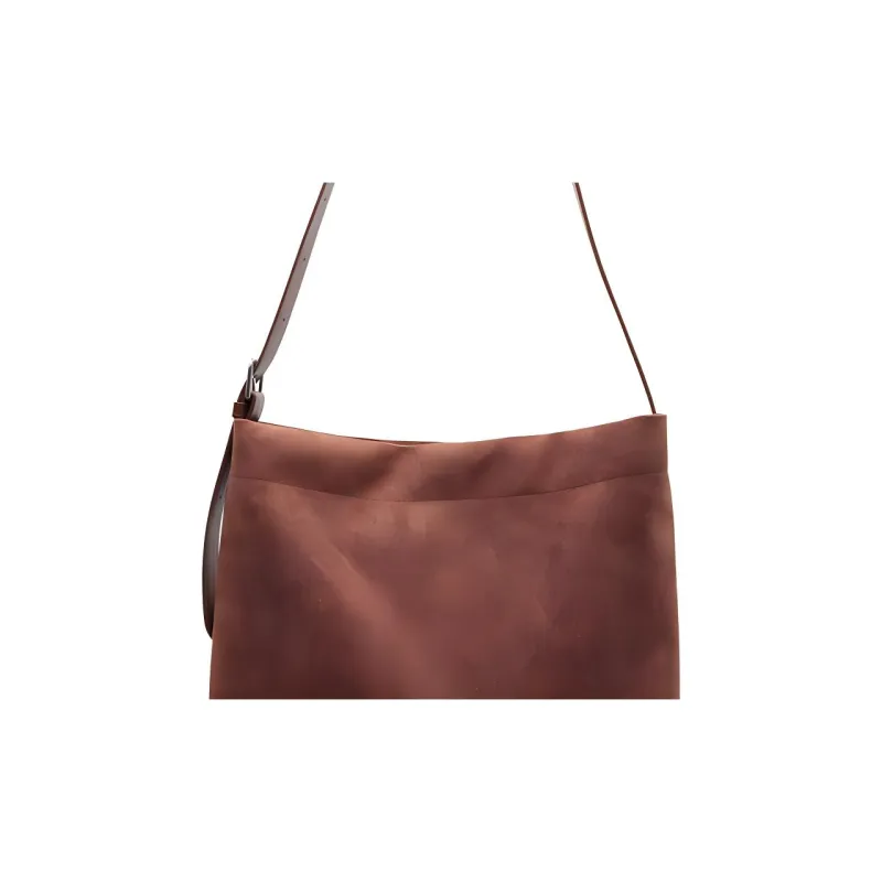 Morellybear Suede Shoulder Bag Crossbody Bag Regular Women's Black/Brown/Leopard Print/Coffee-3