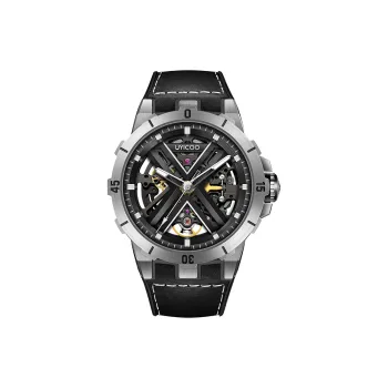 UYICOO X Collection Wrist Watch Automatic Mechanical Movement 42mm Purple Watch Dial Men's Watches