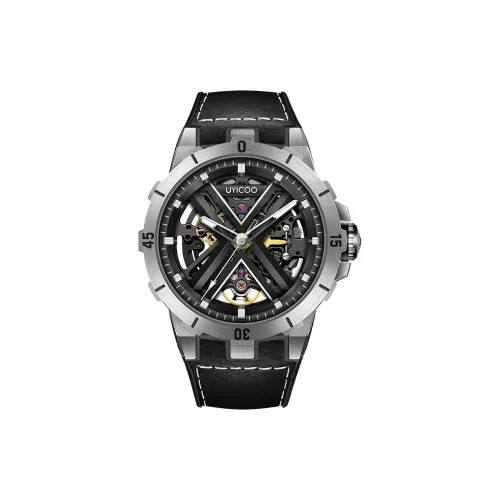 UYICOO X Collection Wrist Watch Automatic Mechanical Movement 42mm Purple Watch Dial Men's Watches
