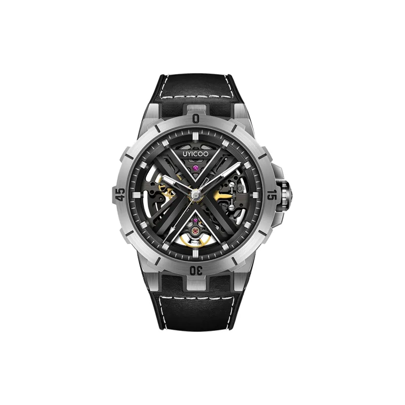 UYICOO X Collection Wrist Watch Automatic Mechanical Movement 42mm Purple Watch Dial Men's Watches-0